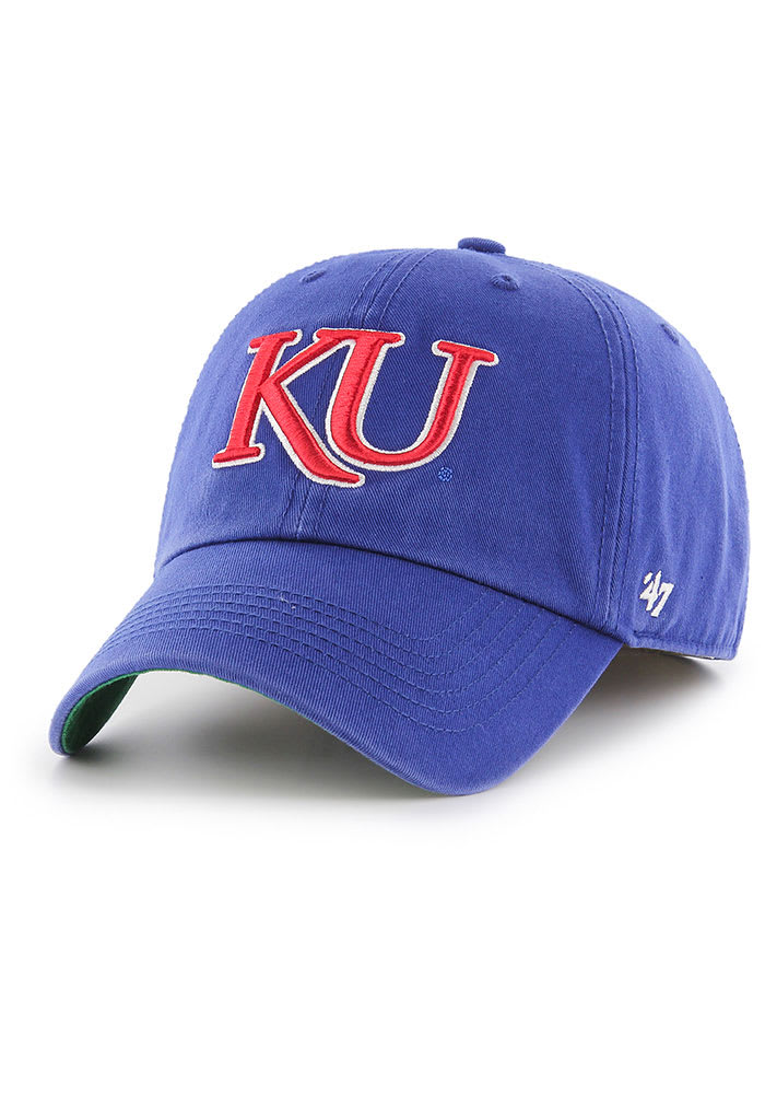 47 Kansas Jayhawks Mens Blue Franchise Fitted Hat