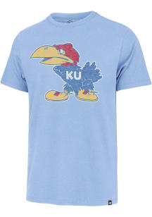 47 Kansas Jayhawks Light Blue Premier Franklin Short Sleeve Fashion T Shirt