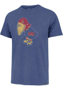 47 Kansas Jayhawks Blue Premier Franklin Short Sleeve Fashion T Shirt
