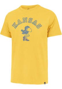47 Kansas Jayhawks Gold Premier Franklin Short Sleeve Fashion T Shirt