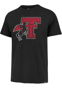 47 Texas Tech Red Raiders Black Premier Franklin Short Sleeve Fashion T Shirt