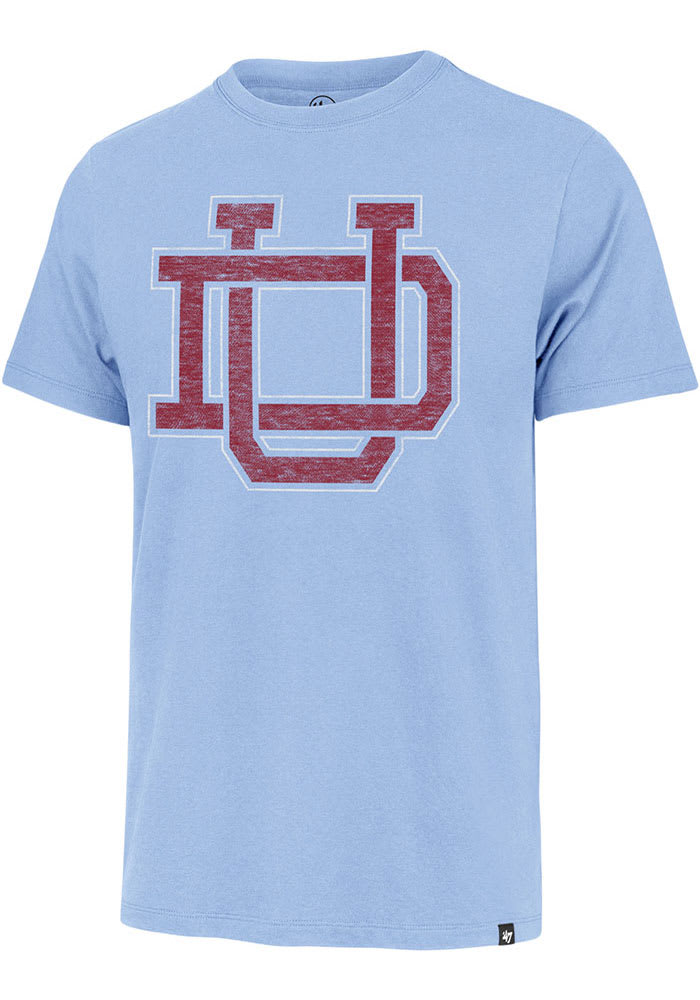 47 Dayton Flyers Light Blue Premier Franklin Short Sleeve Fashion T Shirt