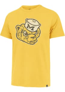 47 Michigan Wolverines Gold Premier Franklin Short Sleeve Fashion T Shirt