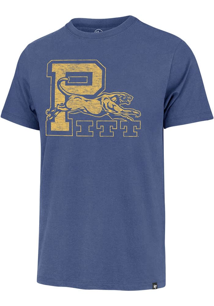 47 Pitt Panthers BLUE Premier Franklin Short Sleeve Fashion T Shirt