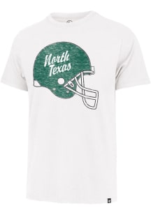 47 North Texas Mean Green White Premier Franklin Short Sleeve Fashion T Shirt