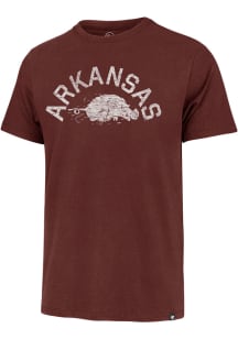 47 Arkansas Razorbacks Crimson Premier Franklin Short Sleeve Fashion T Shirt