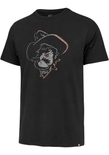 47 Oklahoma State Cowboys Black Premier Franklin Short Sleeve Fashion T Shirt