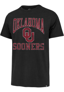 47 Oklahoma Sooners Black Big Ups Franklin Short Sleeve Fashion T Shirt