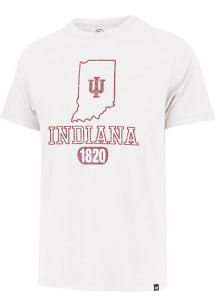 47 Indiana Hoosiers White Big Ups Franklin Short Sleeve Fashion T Shirt