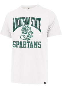 47 Michigan State Spartans White Big Ups Franklin Short Sleeve Fashion T Shirt