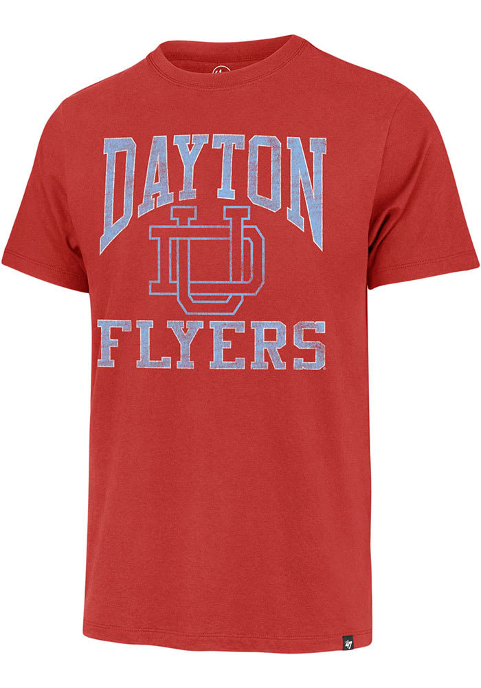 47 Dayton Flyers Red Big Ups Franklin Short Sleeve Fashion T Shirt