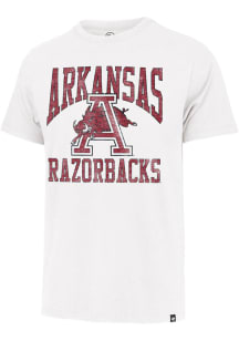 47 Arkansas Razorbacks White Big Ups Franklin Short Sleeve Fashion T Shirt
