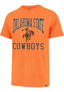 47 Oklahoma State Cowboys Orange Big Ups Franklin Short Sleeve Fashion T Shirt