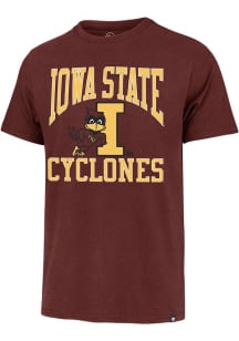 47 Iowa State Cyclones Cardinal Big Ups Franklin Short Sleeve Fashion T Shirt
