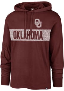 47 Oklahoma Sooners Mens Crimson Field Franklin Fashion Hood