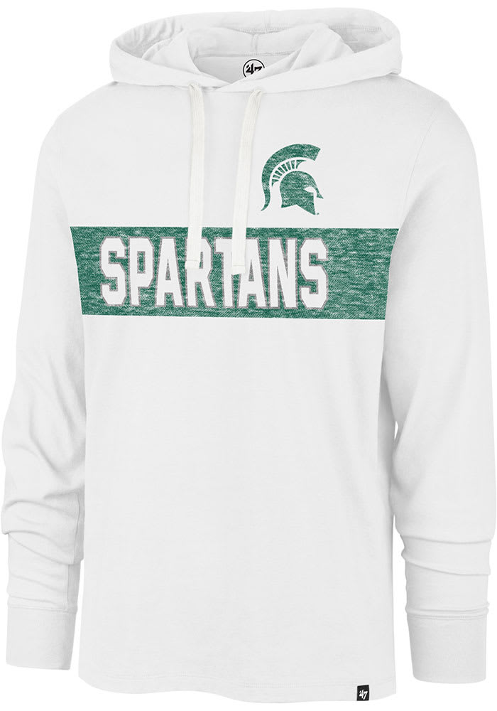 47 Michigan State Spartans Mens White Field Franklin Fashion Hood