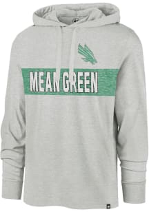 47 North Texas Mean Green Mens Grey Field Franklin Fashion Hood
