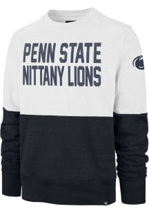 47 Penn State Nittany Lions Mens White Rush House Gibson Long Sleeve Fashion Sweatshirt