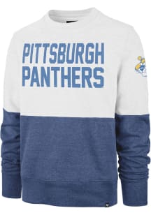 47 Pitt Panthers Mens White Rush House Gibson Long Sleeve Fashion Sweatshirt