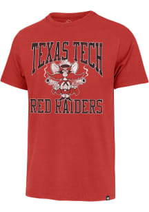 47 Texas Tech Red Raiders Red Big Ups Franklin Short Sleeve Fashion T Shirt