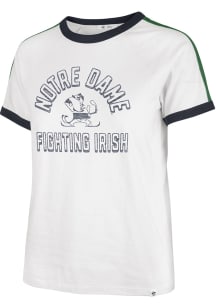 47 Notre Dame Fighting Irish Womens White Sweet Heat Peyton Short Sleeve T-Shirt