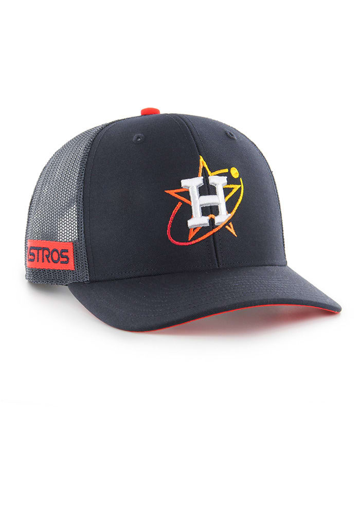 47 Men's Houston Astros Charcoal Adjustable Trucker Hat