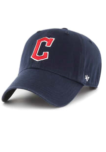 47 Cleveland Guardians Navy Blue Clean Up Youth Adjustable Hat