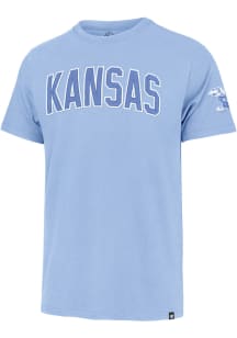 47 Kansas Jayhawks Light Blue Namesake 1941 Short Sleeve Fashion T Shirt