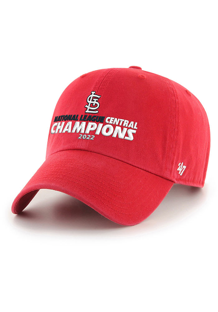 47 St Louis Cardinals 2022 Division Champs Clean Up Adjustable Hat - Red