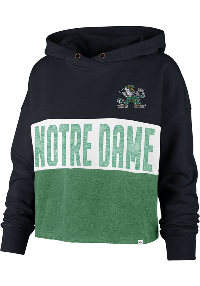 47 Notre Dame Fighting Irish Womens Navy Blue Lizzy Hooded Sweatshirt
