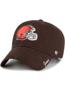 47 Cleveland Browns Brown Miata W Clean Up Womens Adjustable Hat