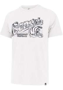 47 Cincinnati Bengals White Regional Franklin Short Sleeve Fashion T Shirt