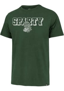 47 Michigan State Spartans Green Sparty Franklin Short Sleeve Fashion T Shirt