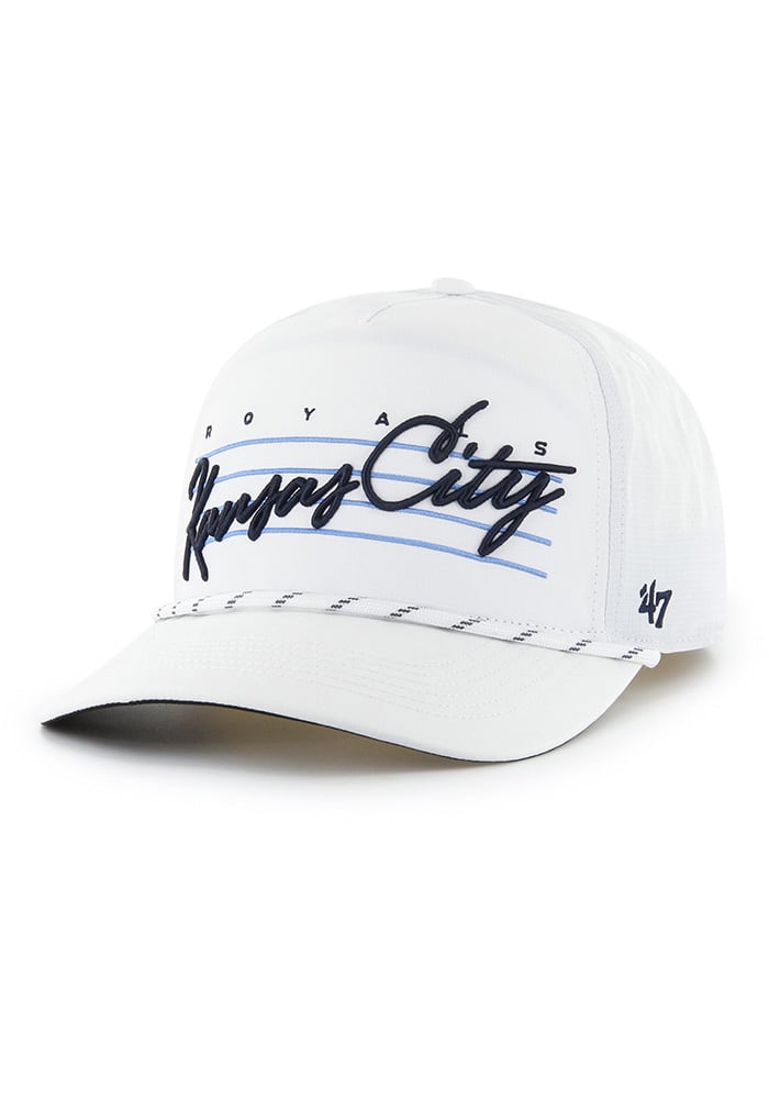 Kansas City Royals '47 Downburst Hitch Snapback Hat - White