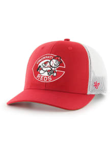 47 Cincinnati Reds Trucker Adjustable Hat - Red