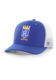 47 Kansas City Royals Trucker Adjustable Hat - Blue
