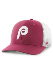47 Philadelphia Phillies Trucker Adjustable Hat - Maroon
