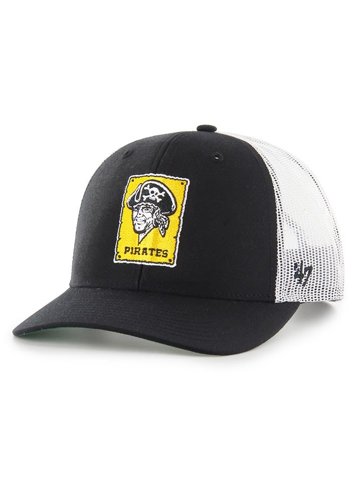 47 Pittsburgh Pirates Trucker Adjustable Hat - BLACK