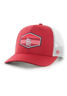 47 St Louis Cardinals Burgess Trucker Adjustable Hat - Red