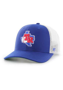 47 Texas Rangers Mens Blue Trophy Flex Hat