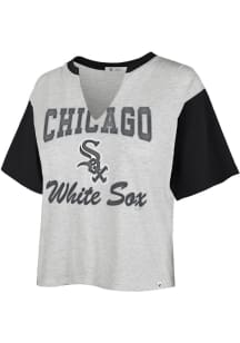 47 Chicago White Sox Womens Grey Dolly Short Sleeve T-Shirt