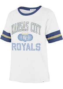 47 Kansas City Royals Womens Ivory Dani Short Sleeve T-Shirt