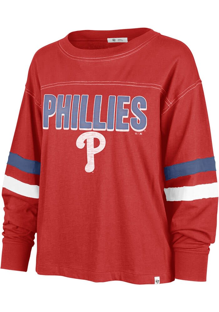 47 Philadelphia Phillies Womens Red Arborway Long Sleeve LS Tee