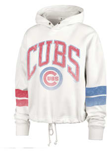 47 Chicago Cubs Womens Ivory Harper Hooded Sweatshirt