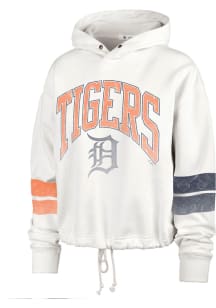 47 Detroit Tigers Womens Ivory Harper Hooded Sweatshirt
