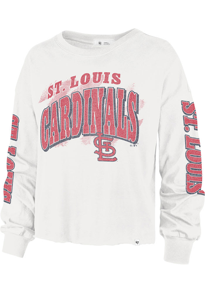 47 Brand / Women's St. Louis Cardinals Gray Parkway Long Sleeve T-Shirt