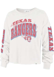 47 Texas Rangers Womens Ivory Parkway LS Tee