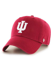 47 Red Indiana Hoosiers Clean Up Adjustable Hat