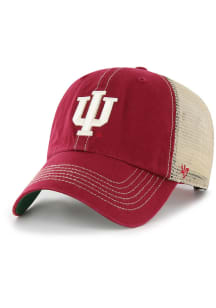 47 Indiana Hoosiers Trawler Clean Up Adjustable Hat - Red