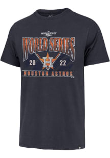 47 Houston Astros Navy Blue 2022 World Series Participant Team Color Short Sleeve Fashion T Shir..